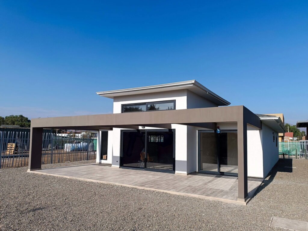 Terraza casa tradicional 1 piso en Tiltil.