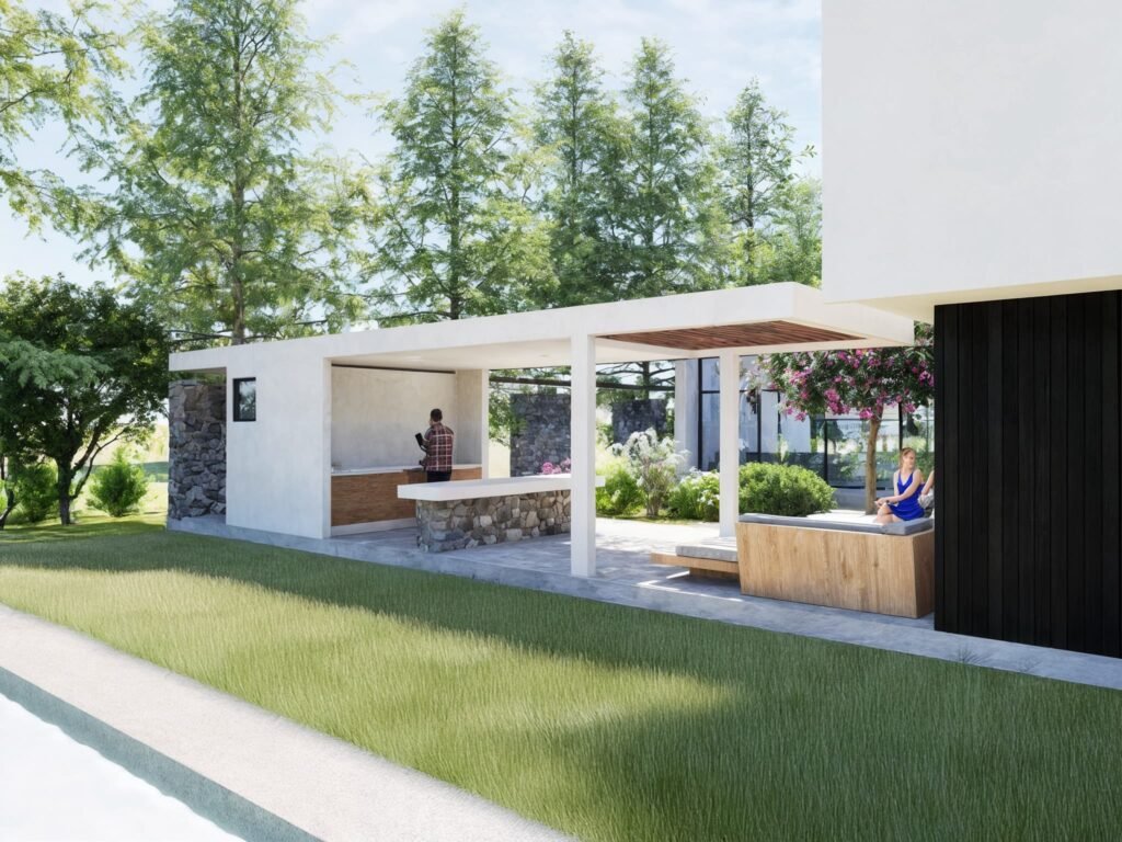 Quincho casa moderna en Pirque