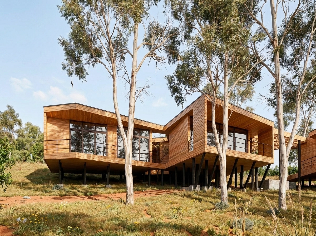 Casa madera moderna arquietctura contemporanea Chile