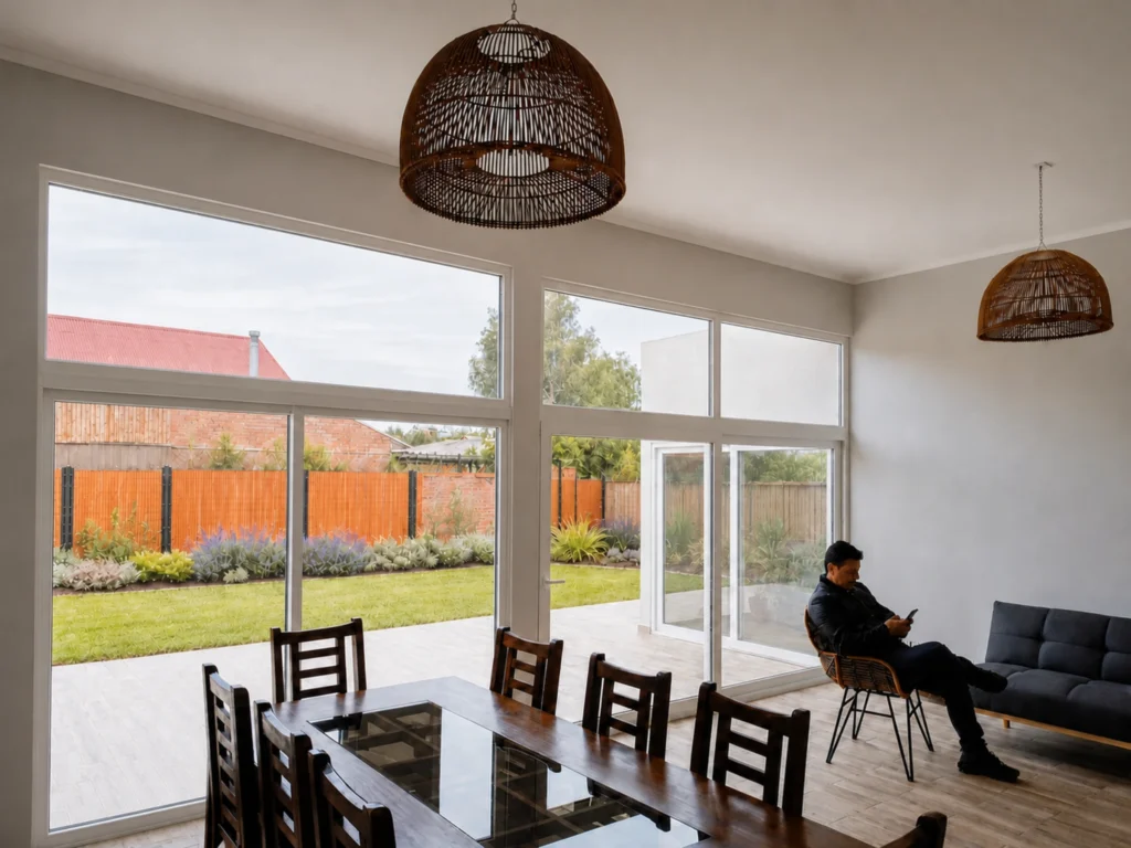 Diseño interior estar comedor arquitecto
