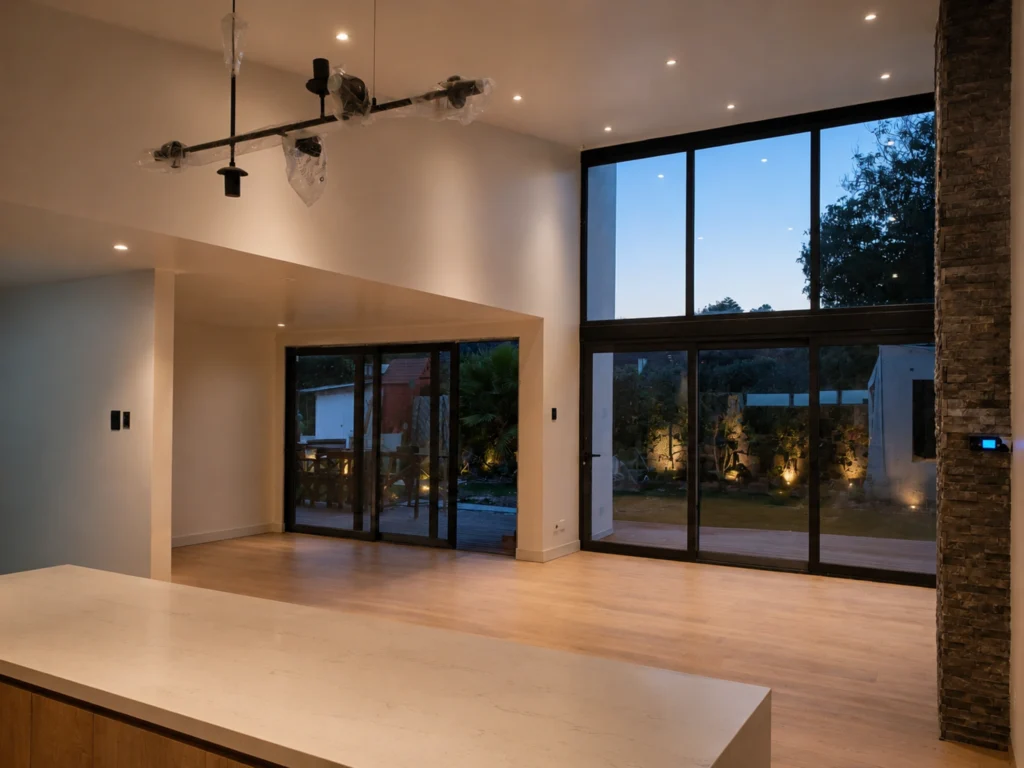 Interior casa moderna Santo Domingo